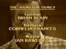 Closing Credits style used towards the end of the 1985 season