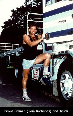 David Palmer (Tom Richards) and truck